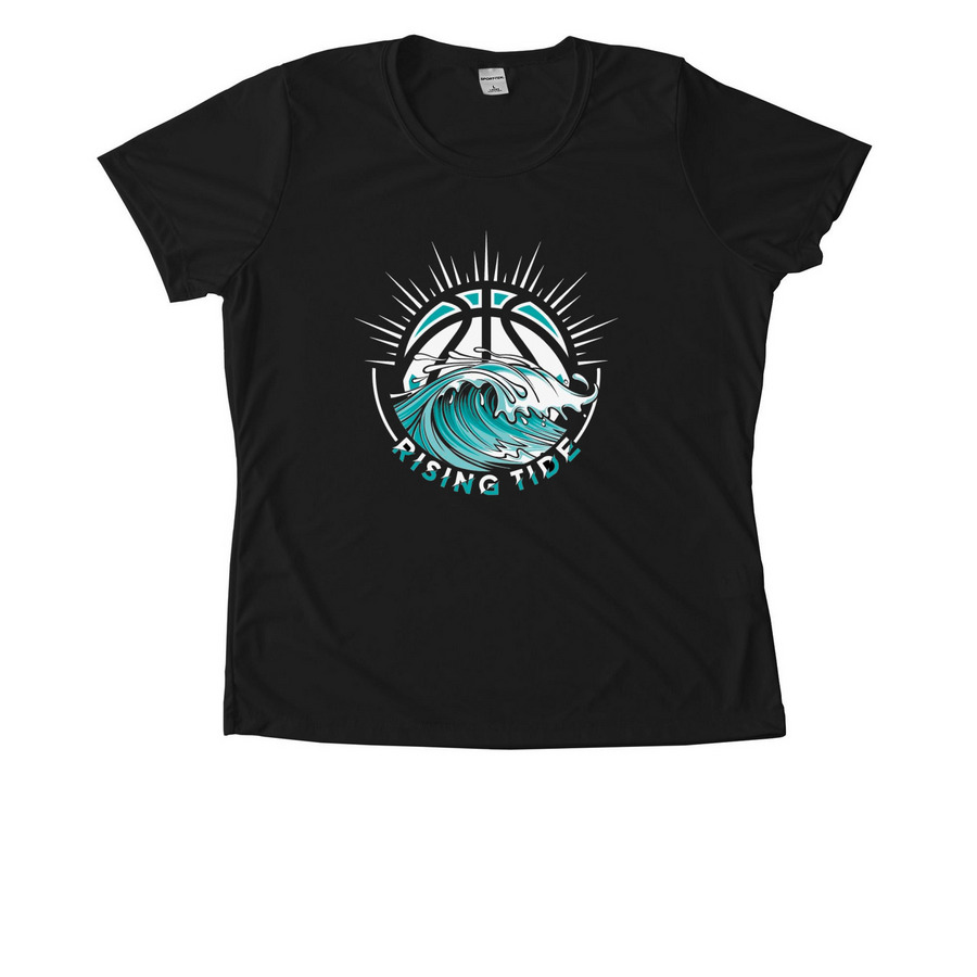 The Tide is Rising Performance Gear, a Black Women's Performance Tee