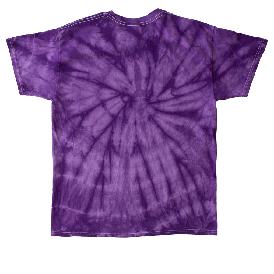 Jump @ WAG, a Purple Classic Tie Dye Tee (back-view)