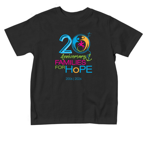 Families for HoPE 20th- Toddler, a Black Toddler Tee