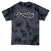 Crystal Tie Dye, a Black Crystal Tie Dye Tee