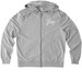 JLSP Love Pullover & Zip Up (2-Sided Print), a Granite Grey Heather Allmade Organic French Terry Zip Up Hoodie