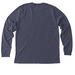 Home Is Where The Heart Is - White, a Heather Midnight Navy Premium Long Sleeve Tee (back-view)