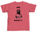 Yeshua, a Crimson Comfort Colors Unisex Tee (back-view)