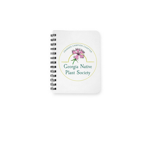 Fringed Campion Logo Journal, a White Spiral Notebook