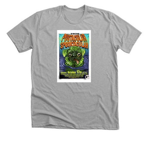 Limited Edition 2026 Pugtacular Spooktacular, a Athletic Heather Premium Unisex Tee