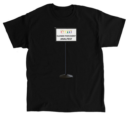 Event Sign, a Black Classic Unisex Tee