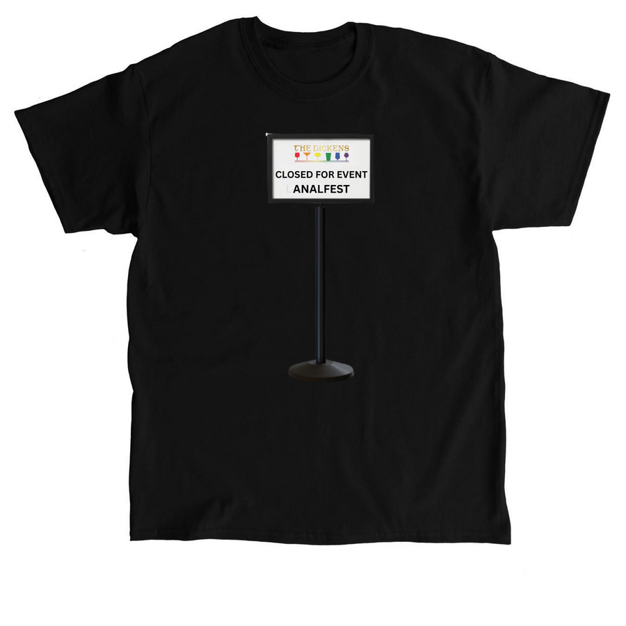 Event Sign, a Black Classic Unisex Tee