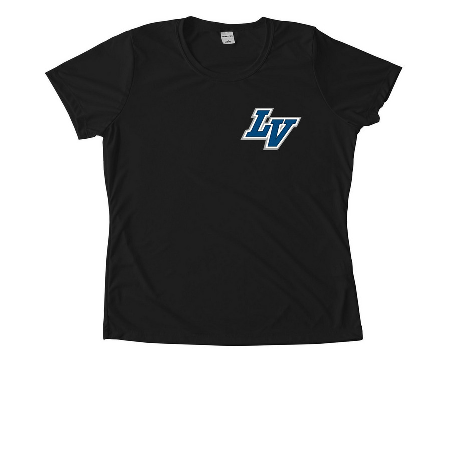 Lake View Athletics Spirit Wear fundraiser, a Black Women's Performance Tee