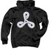 Propped Up, a Black Pullover Hoodie