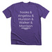 5 Queens of Literature&nbsp;&nbsp;, a Heather Team Purple Premium Unisex Tee