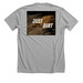 COR Just for the Dirt, a Athletic Heather Premium Unisex Tee (back-view)