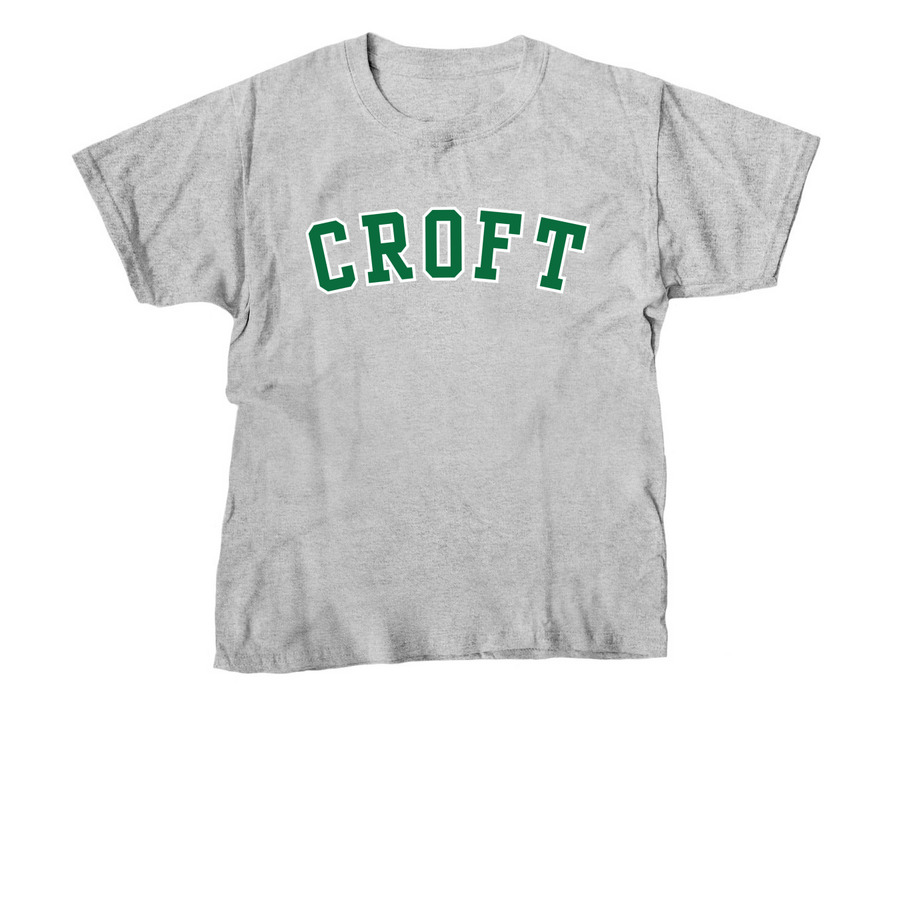 Croft Simple (green)&nbsp;, a Sport Grey Youth Unisex Tee