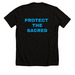 Help Heal Veterans&nbsp;, a Solid Black Blend Premium Unisex Tee (back-view)