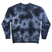 Rescue Crew, a Black Tie Dye Crewneck Sweatshirt (back-view)
