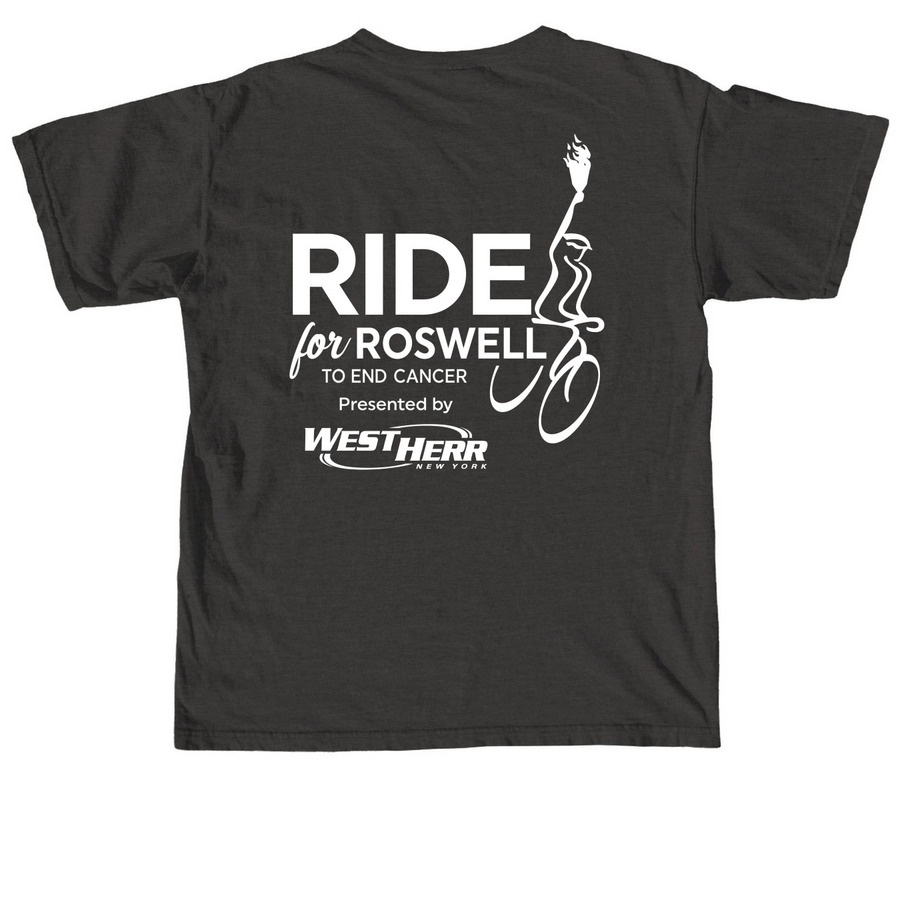 2026 Team Roswell Shirt, a Pepper Comfort Colors Unisex Tee (back-view)