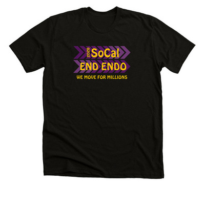 SoCal End Endo Team, a Black Heather Premium Unisex Tee