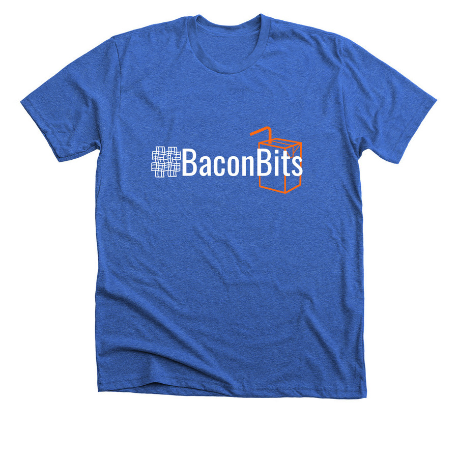 #BaconBits, a Heather True Royal Premium Unisex Tee