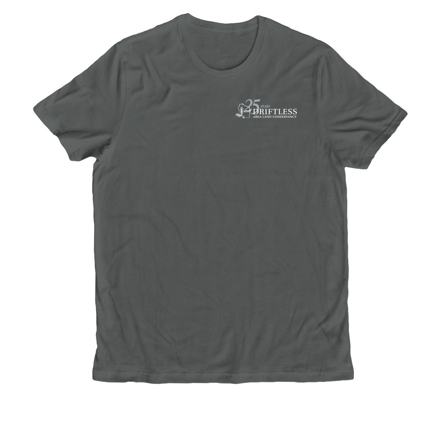 25 Years of Conservation in the Driftless!, a Terrain Grey Allmade Organic Cotton Unisex Tee
