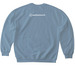 REVIVAL IS NOW, a Stone Blue Softstyle Crewneck Sweatshirt (back-view)