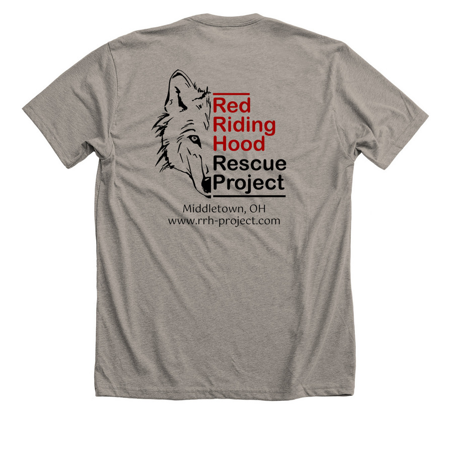 Bringing Vet Care to The Red!&nbsp;, a Heather Stone Premium Unisex Tee (back-view)