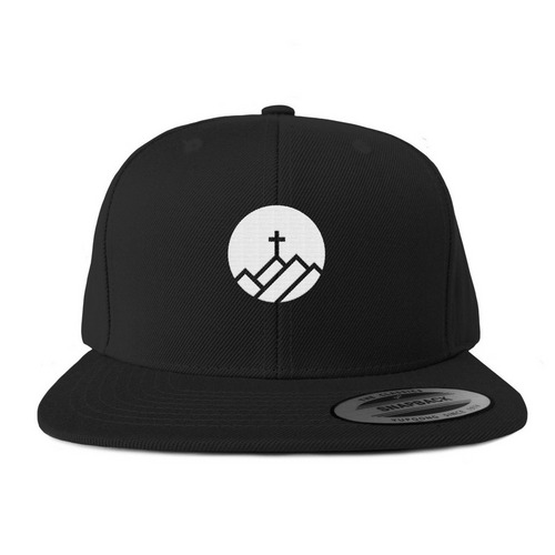 Calvary Church Hats, a Black Snapback Hat
