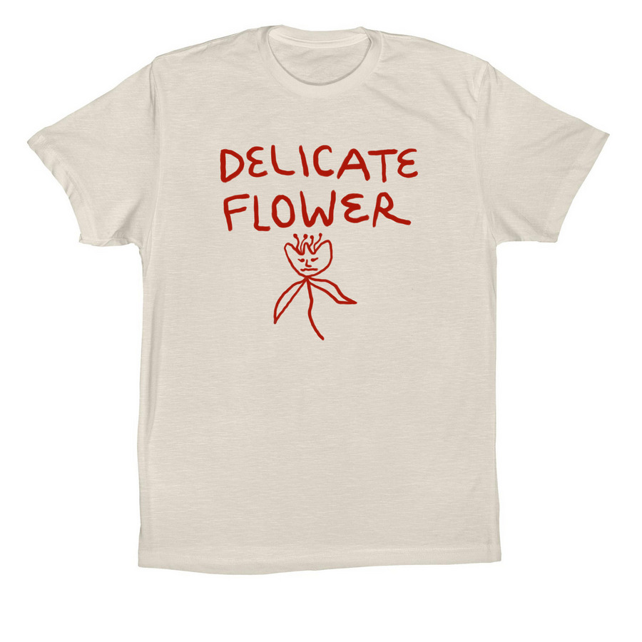 Delicate Flower, a Dust Premium Cotton Tee