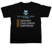Our District Does, a Black Comfort Colors Unisex Tee (back-view)