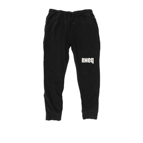 Black Sweatpants, a Black Midweight Fleece Joggers