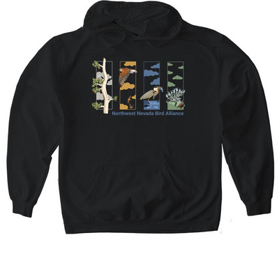 NNBA Shirts, a Black Gildan Softstyle Pullover Hoodie