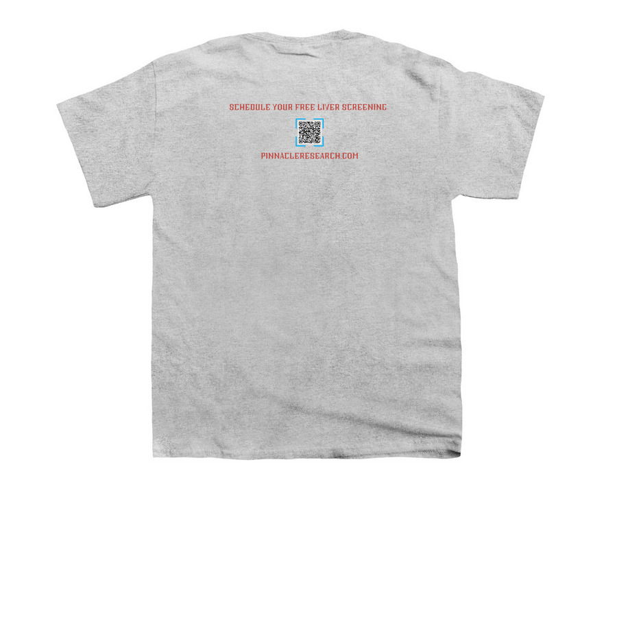 Loteria - El H?gado, a Sport Grey Youth Unisex Tee (back-view)