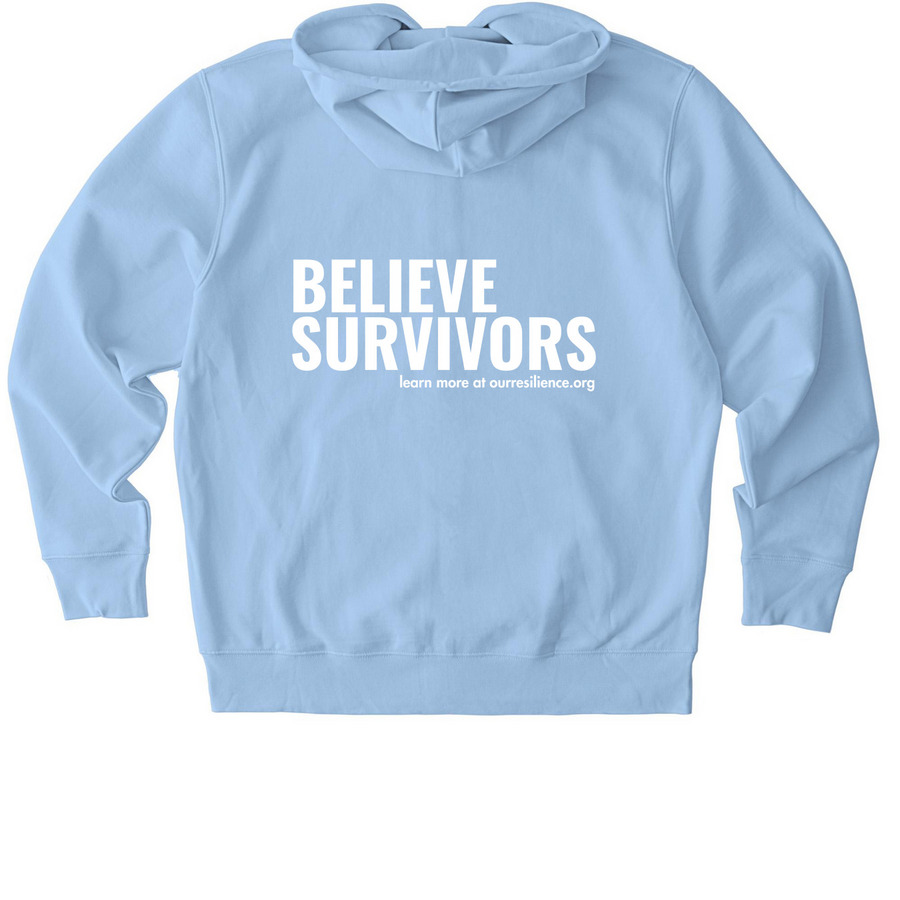 Resilience Full-Zip Hoodie, a Blue Soul Stanley/Stella Unisex Cultivator 2.0 Zip Up Pullover Hoodie (back-view)