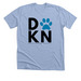 DKN, a Heather Baby Blue Premium Unisex Tee