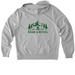 Roam & Refuel Bonfire, a Granite Grey Heather Allmade Organic French Terry Zip Up Hoodie (back-view)
