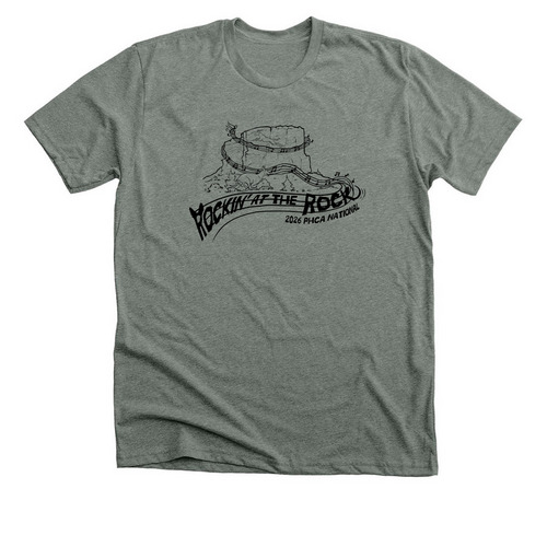 2026 National Logo&nbsp;, a Deep Heather Premium Unisex Tee