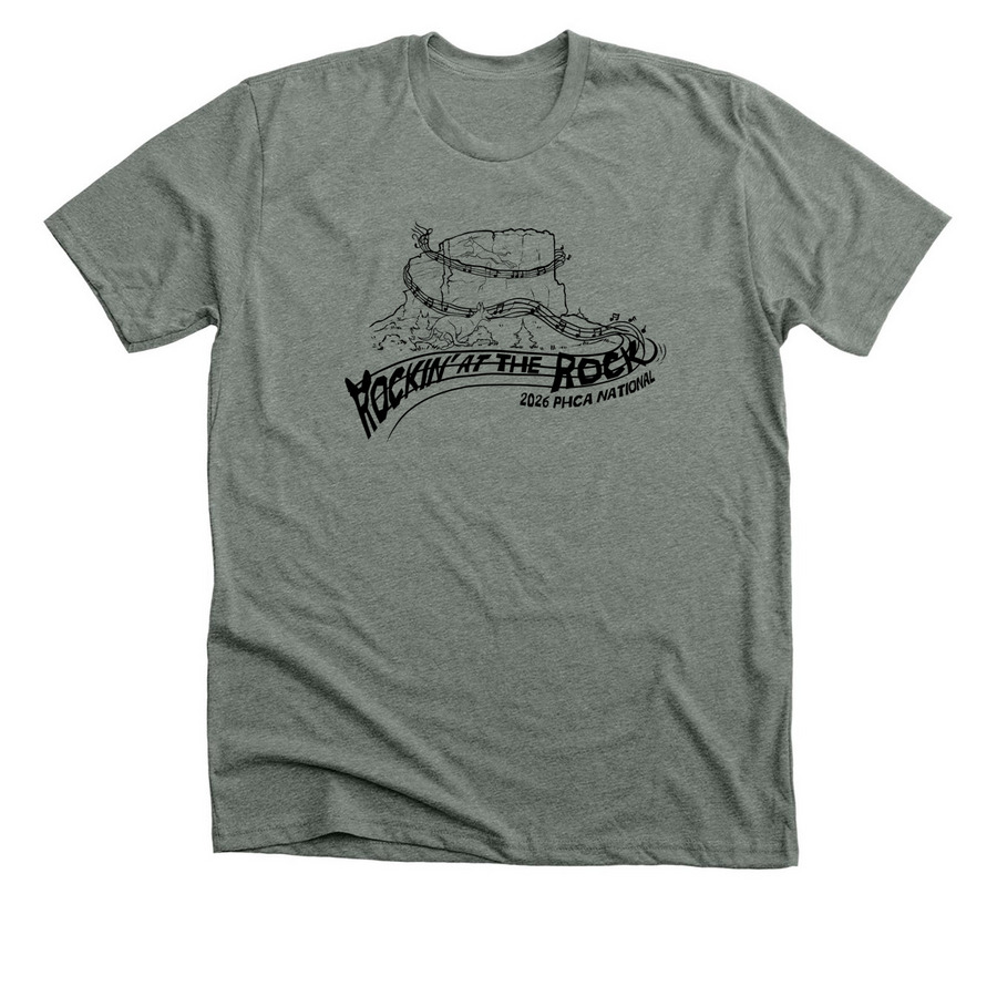 2026 National Logo&nbsp;, a Deep Heather Premium Unisex Tee