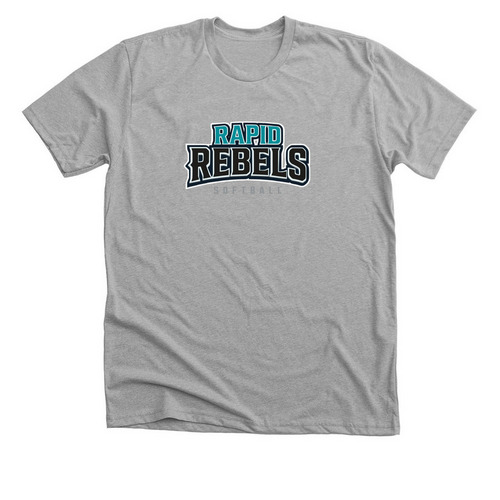 Rapid Rebels Team, a Athletic Heather Premium Unisex Tee
