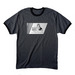 I'm a Reader Not a Runner, a Dark Heather Grey/ Jet Black Cotton Ringer Tee