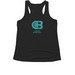 RISING TIDE, a Black Women's Performance Tank (back-view)
