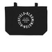 totes, a Black Large Organic Cotton Tote Bag