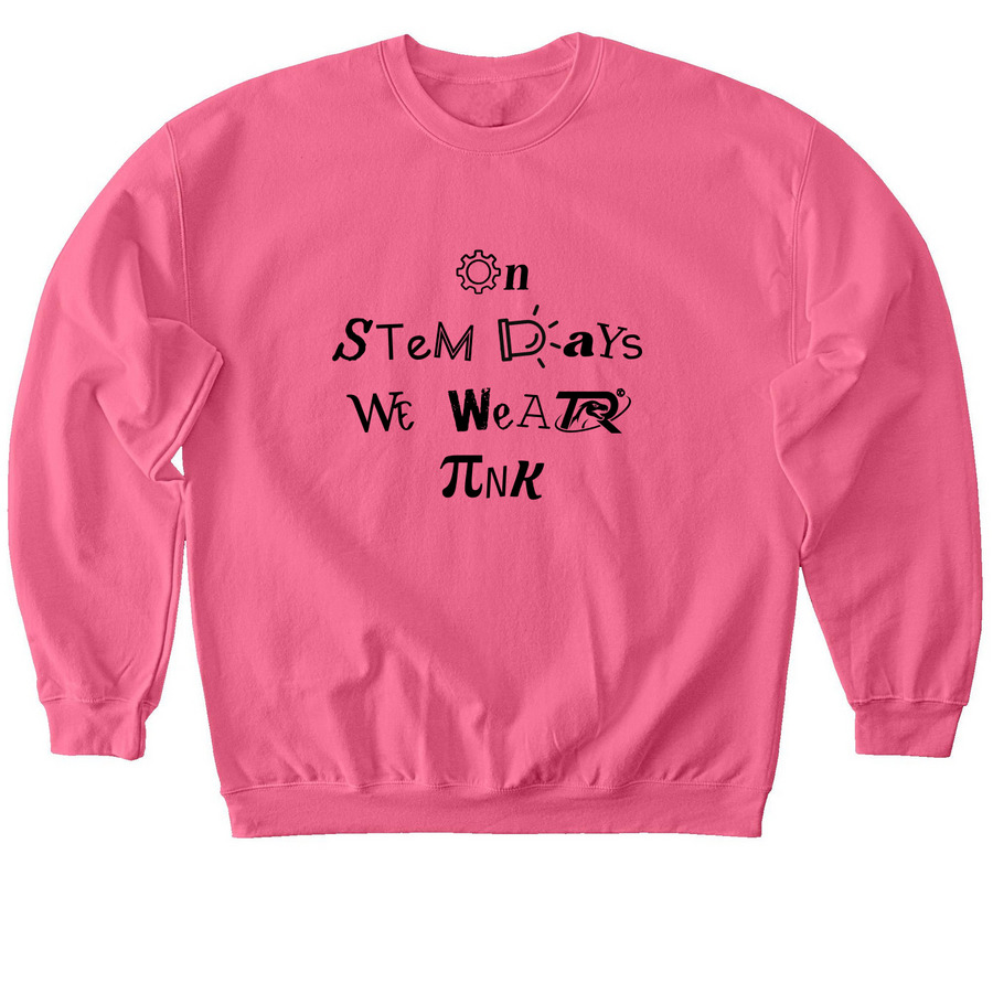 Steminist Sweatshirt, a Pink Lemonade Softstyle Crewneck Sweatshirt