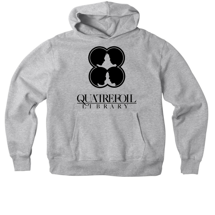 Quatrefoil 80's Logo Shirts, a Athletic Heather Premium Heavyweight Pullover Hoodie