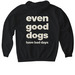 Even Good Dogs Have Bad Days Cancer Fund&nbsp;, a Black Gildan Softstyle Pullover Hoodie (back-view)