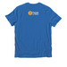 Friends of Trees ~ Touch Dirt, a Beacon Blue Allmade Organic Cotton Unisex Tee (back-view)