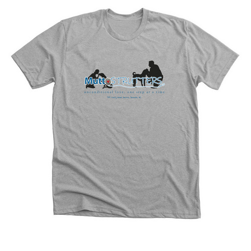 Mutt Strutters, a Athletic Heather Premium Unisex Tee