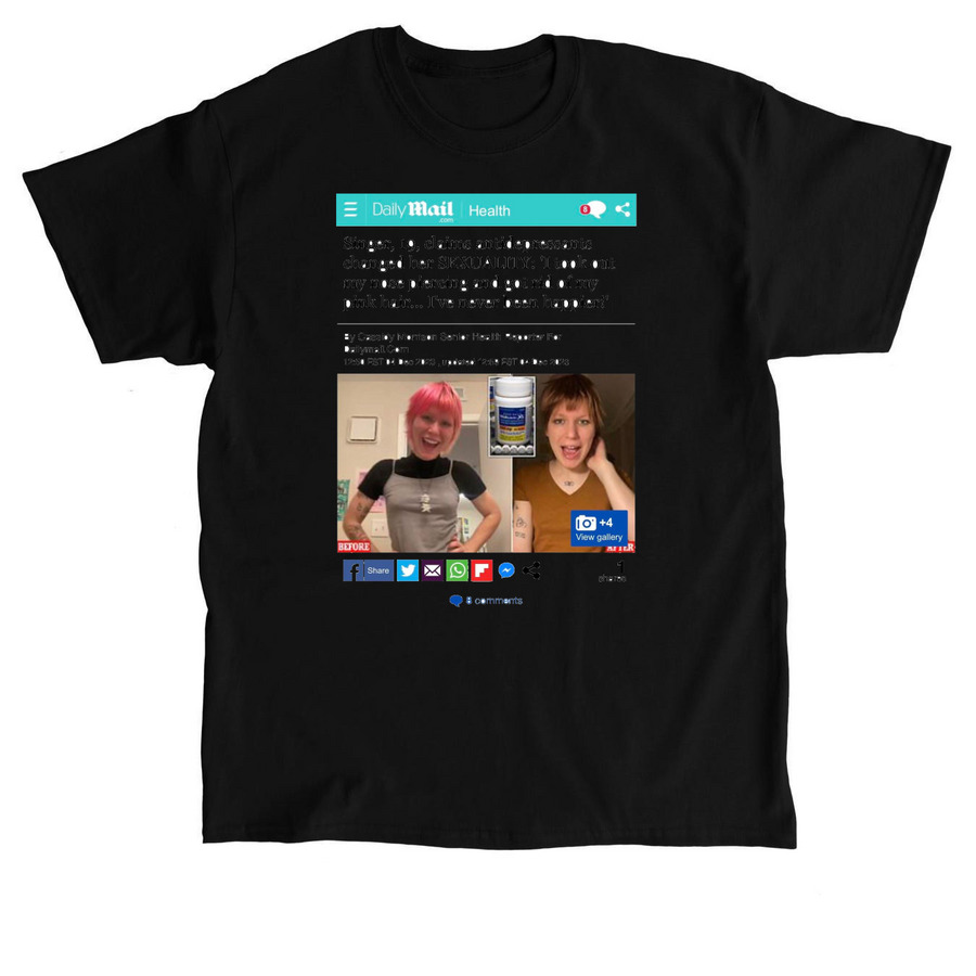 Big News Tee, a Black Classic Unisex Tee