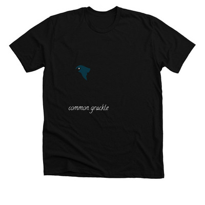 common grackle, a Solid Black Blend Premium Unisex Tee
