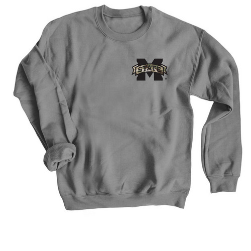 MS State - OCP - 2&nbsp;, a Charcoal Crewneck Sweatshirt