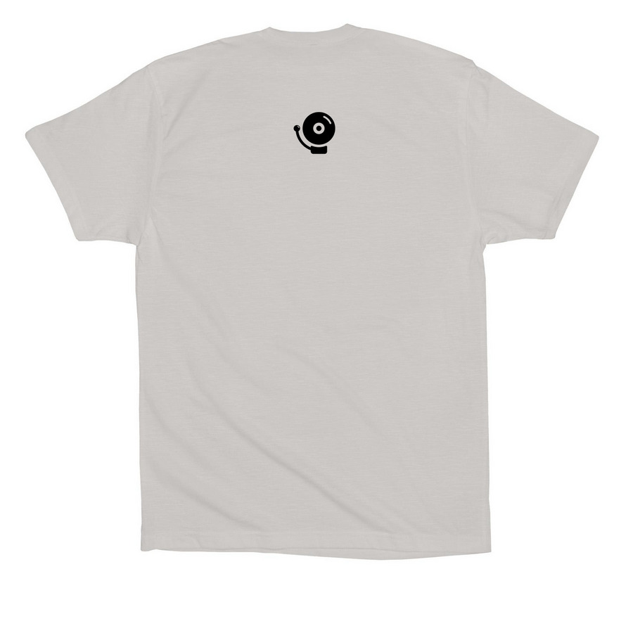 Indictment Watch, a Solid Athletic Grey Premium Cotton Tee (back-view)