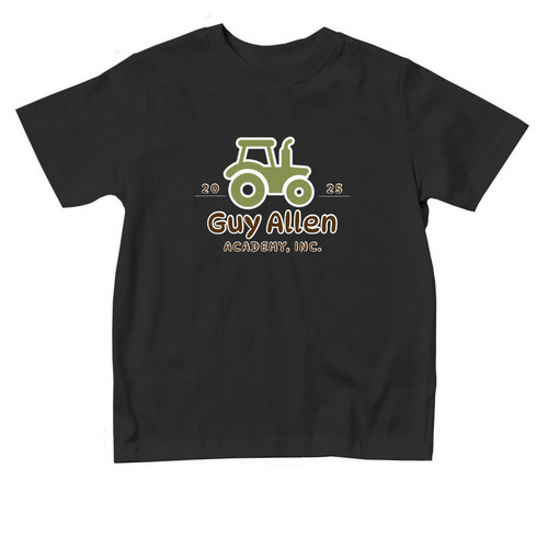 Guy Allen Toddler, a Black Toddler Tee