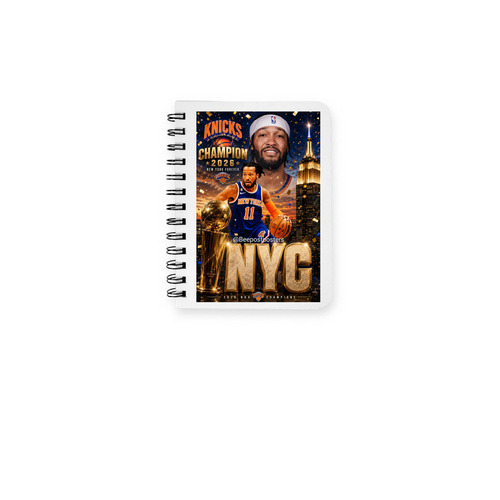Knicks Championship Notebook, a White Spiral Notebook